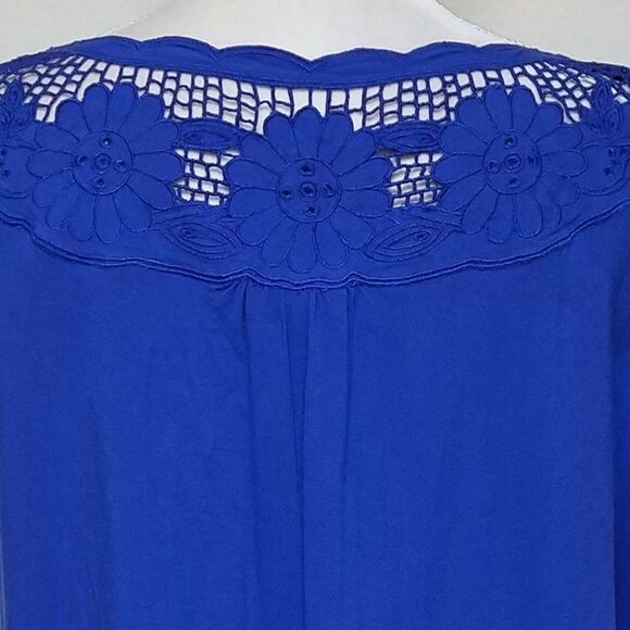 HALOGEN Cornflower Blue Blazer Lace Top Bundle XL - Picture 12 of 16